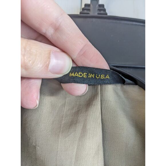 Vintage Mens Green Notch Collared Double-Button Blazer Size 40 - Picture 3 of 4